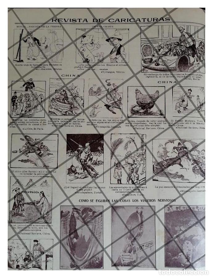 Sammeln von Plakaten: TIRA COMICA ANTIGUA 1912 SATIRA POLITICA /2