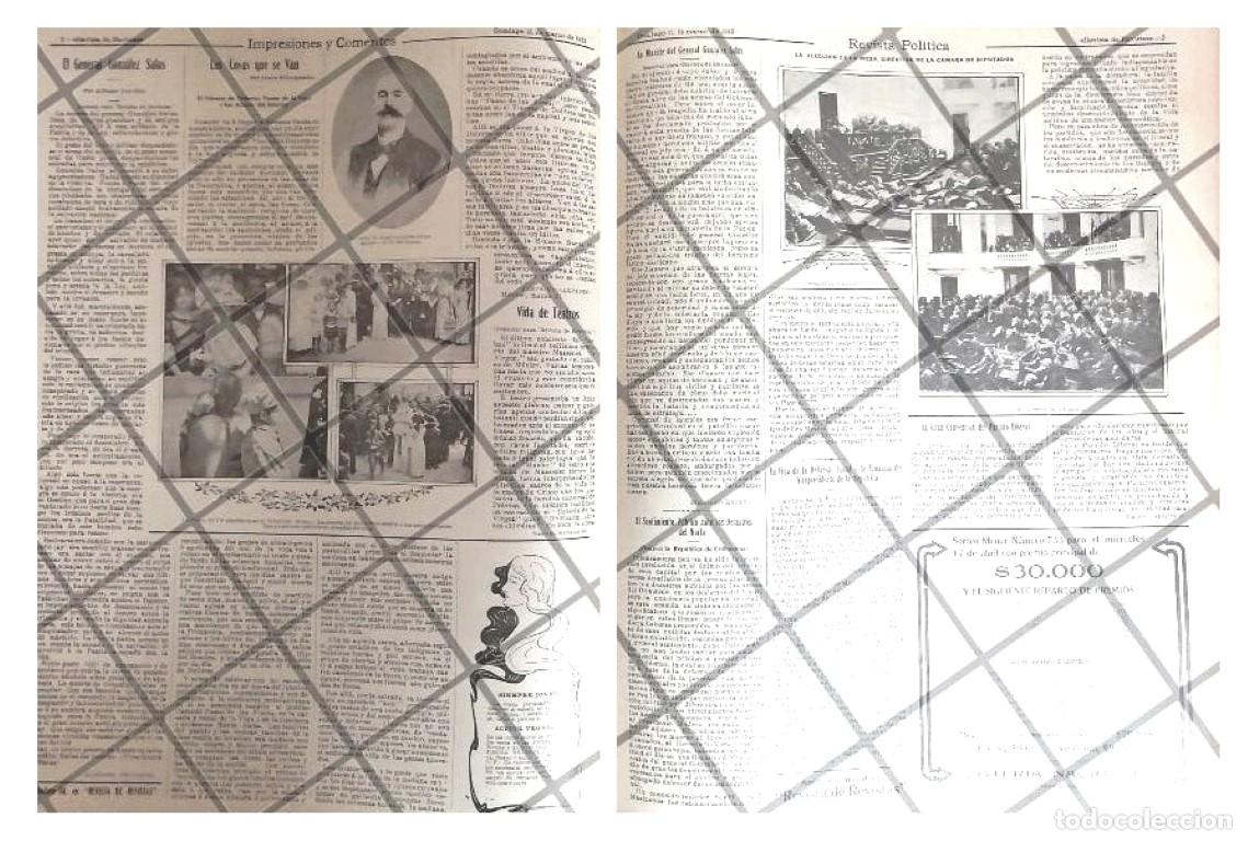 Sammeln von Plakaten: AFICHE ANTIGUO MUERE JOSE GONZALEZ SALAS 1912 Y MAS