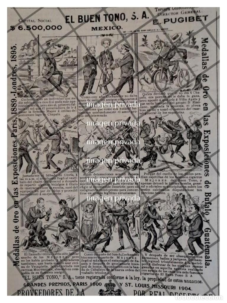 Collectionnisme d'affiches: TIRA COMICA ANTIGUA CIGARRERA EL BUEN TONO 1912 /53