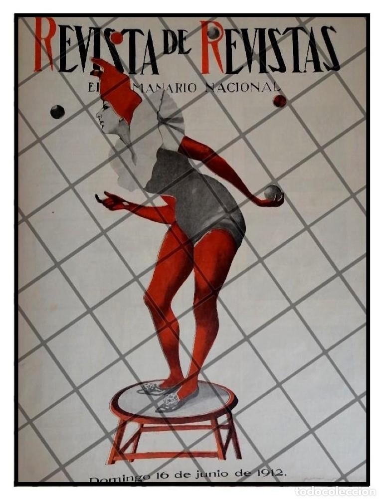 Collectionnisme d'affiches: PORTADA ANTIGUA 1912 MALABARISTA DE CIRCO