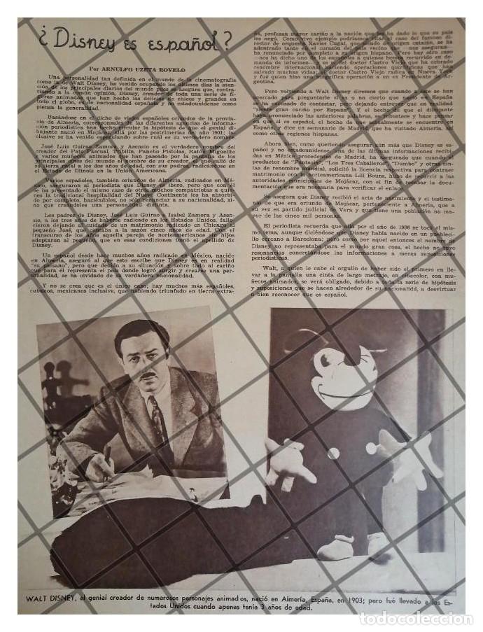 Collectionnisme d'affiches: AFICHE ANTIGUO. WALT DISNEY, ES ESPA&Ntilde;OL ? 1950s