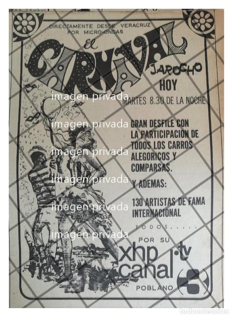 Collectionnisme d'affiches: AFICHE RETRO DEL CARNAVAL DE VERACRUZ 1969