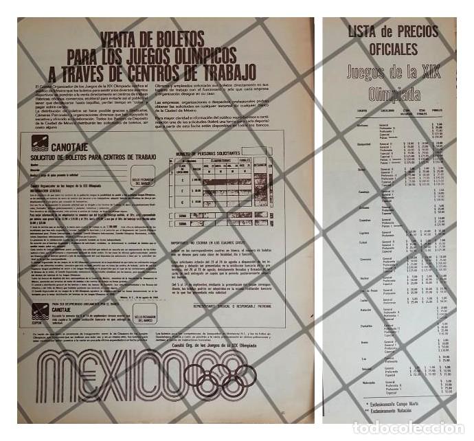 Collectionnisme d'affiches: CARTEL DE PUBLICIDAD RETRO JUEGOS OLIMPICOS 1968
