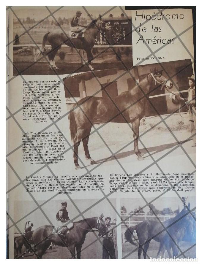 Collectionnisme d'affiches: AFICHE RETRO HIPODROMO DE LAS AMERICAS HANDICAP PRESID.