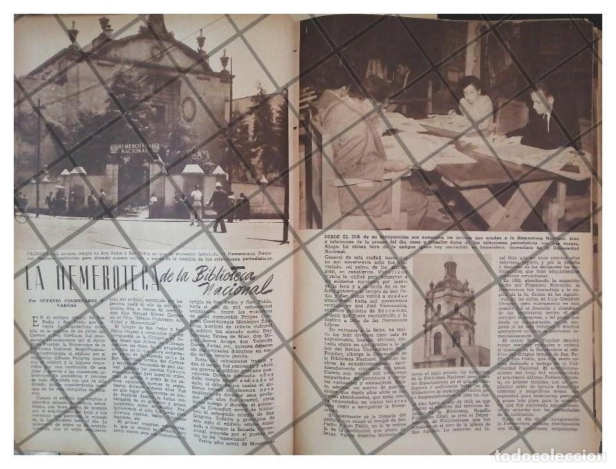 Collectionnisme d'affiches: AFICHE ANTIGUO NACE LA HEMEROTECA NACIONAL 1944