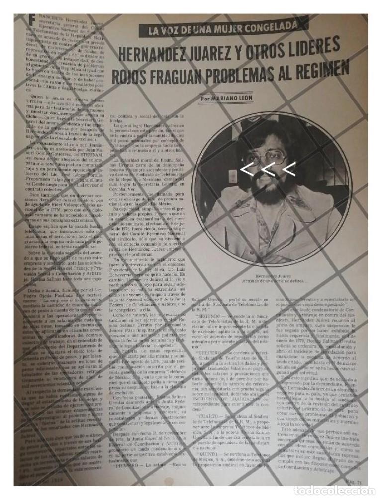 Collectionnisme d'affiches: AFICHE RETRO FRANCISCO HERNANDEZ JUAREZ ACUSADO 1949