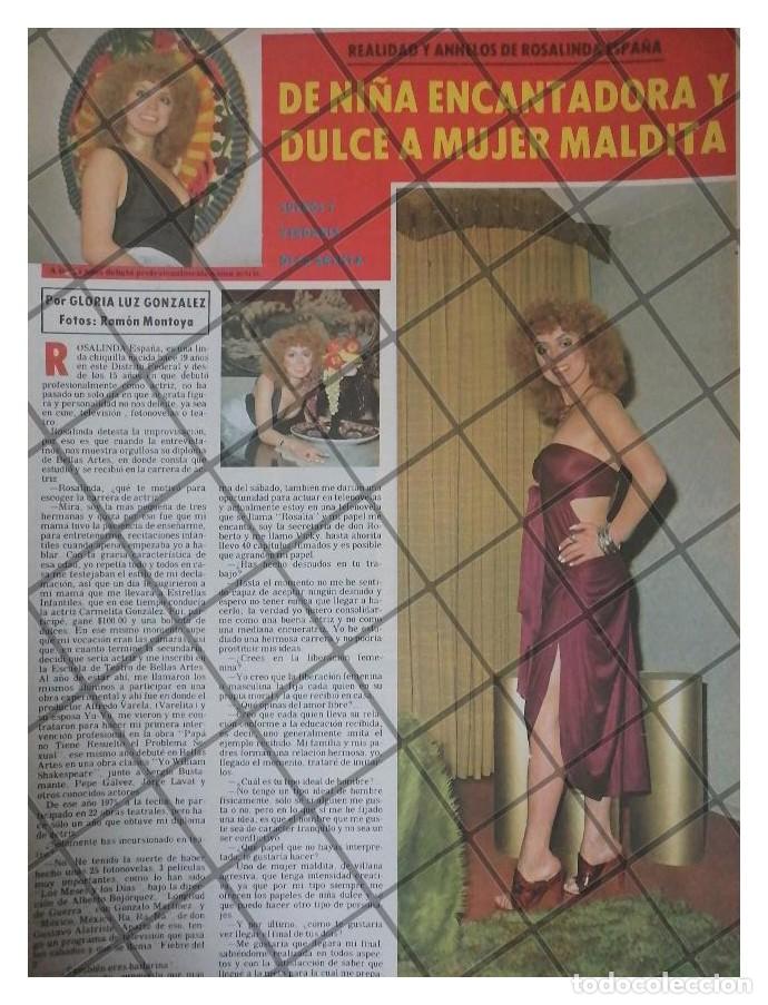 Collectionnisme d'affiches: AFICHE RETRO LA ACTRIZ. ROSALINDA ESPA&Ntilde;A 1979