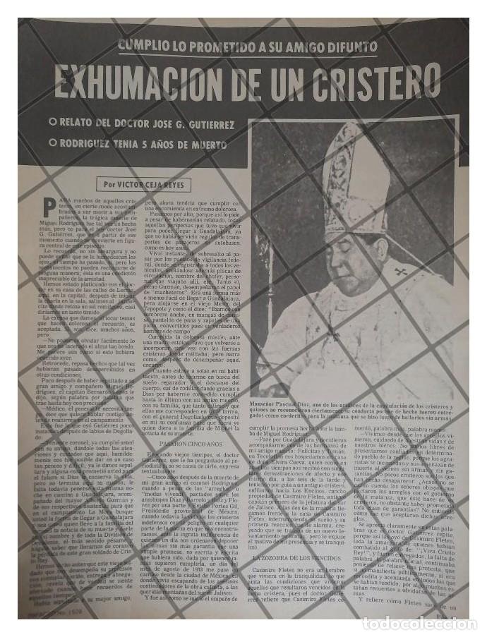 Collectionnisme d'affiches: AFICHE RETRO EXHUMAN CUERPO DEL PADRE PASCUAL DIAZ 1979