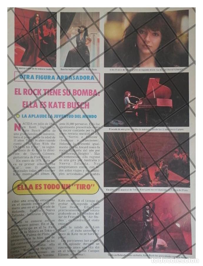 Collectionnisme d'affiches: AFICHE RETRO LA CANTANTE KATE BUSCH 1979