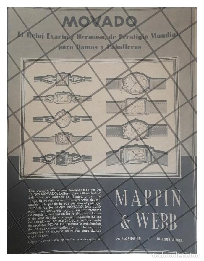 Poster collecting: CARTEL PUBLICITARIO ANTIGUO RELOJES MOVADO 1930