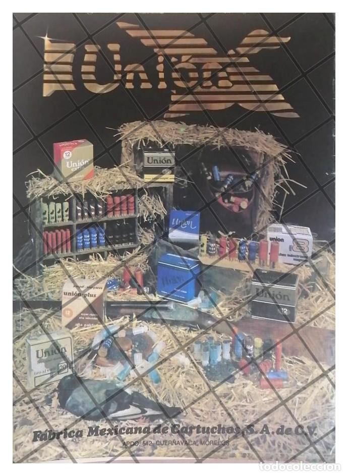 Poster collecting: AFICHE PUBLICITARIO RETRO CARTUCHOS P. ESCOPETA UNION