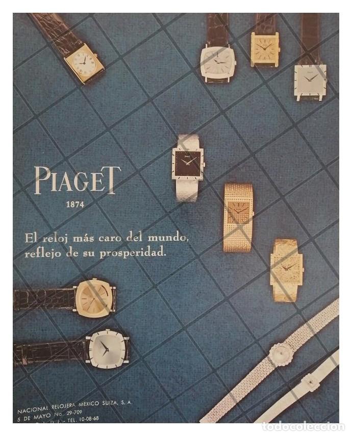 Poster collecting: CARTEL PUBLICITARIO RETRO. RELOJES PIAGET 1966 /6