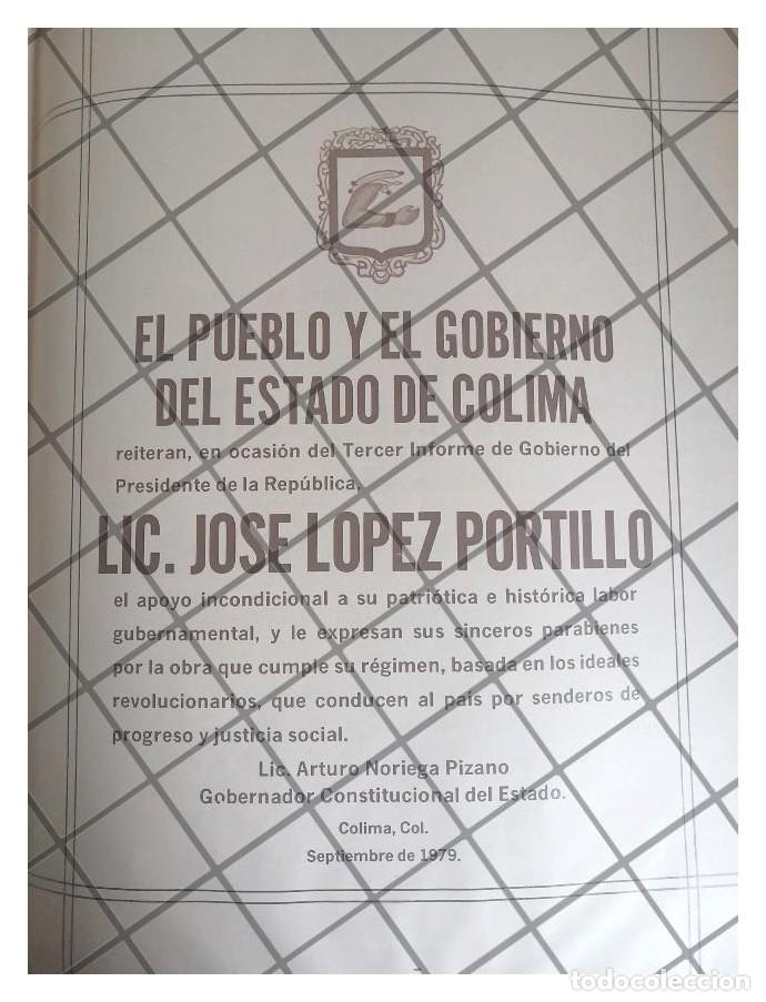 Poster collecting: AFICHE POLITICO RETRO COLIMA FELICITA LOPEZ PORTILLO 1979