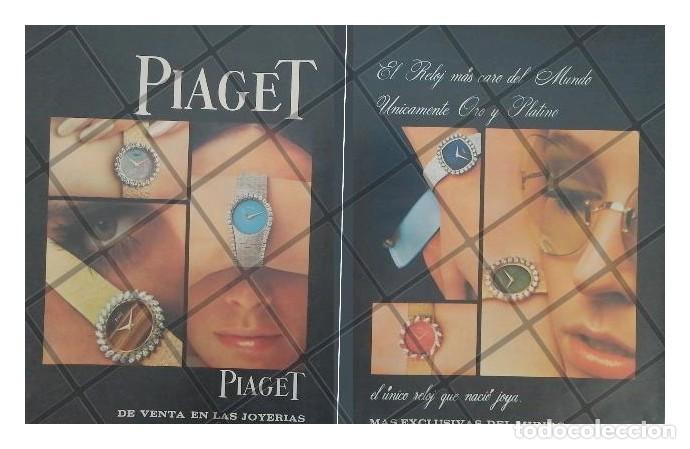 Poster collecting: CARTEL PUBLICITARIO RETRO. RELOJES PIAGET 1967 /11