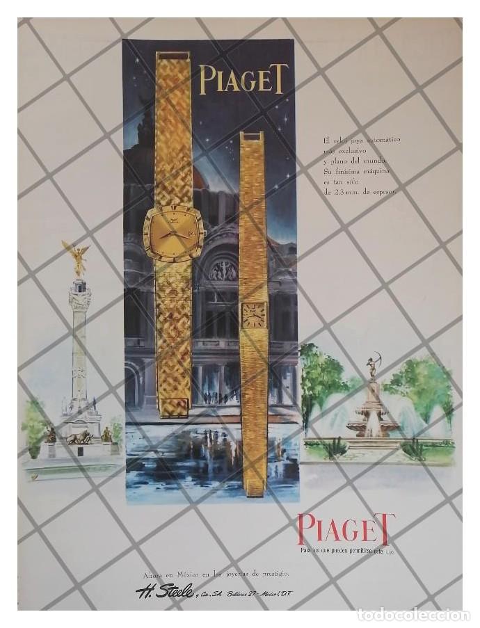 Poster collecting: CARTEL PUBLICITARIO RETRO. RELOJES PIAGET 1968 /16