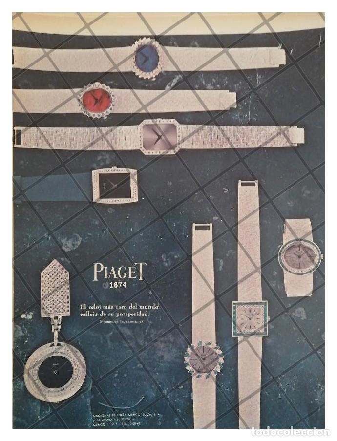Poster collecting: CARTEL PUBLICITARIO RETRO. RELOJES PIAGET 1966 /5