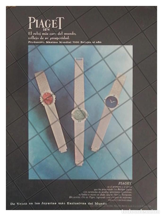 Collezionismo di affissi: CARTEL PUBLICITARIO RETRO. RELOJES PIAGET 1967 /10