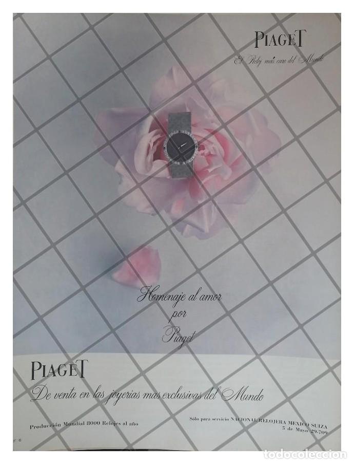 Collezionismo di affissi: CARTEL PUBLICITARIO RETRO. RELOJES PIAGET 1968 /15
