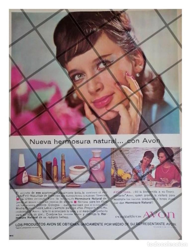 Collezionismo di affissi: CARTEL PUBLICITARIO RETRO COSMETICOS AVON 1964 /10