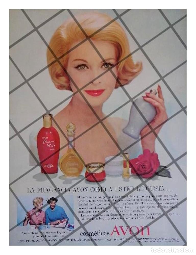 Collezionismo di affissi: CARTEL PUBLICITARIO RETRO COSMETICOS AVON 1960 /9