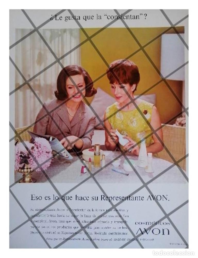 Collezionismo di affissi: CARTEL PUBLICITARIO RETRO COSMETICOS AVON 1965 /19