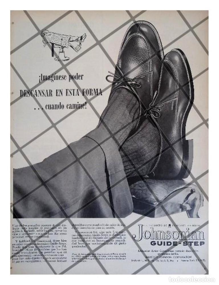 Collezionismo di affissi: CARTEL PUBLICITARIO RETRO. ZAPATOS JOHNSON 1956 -2