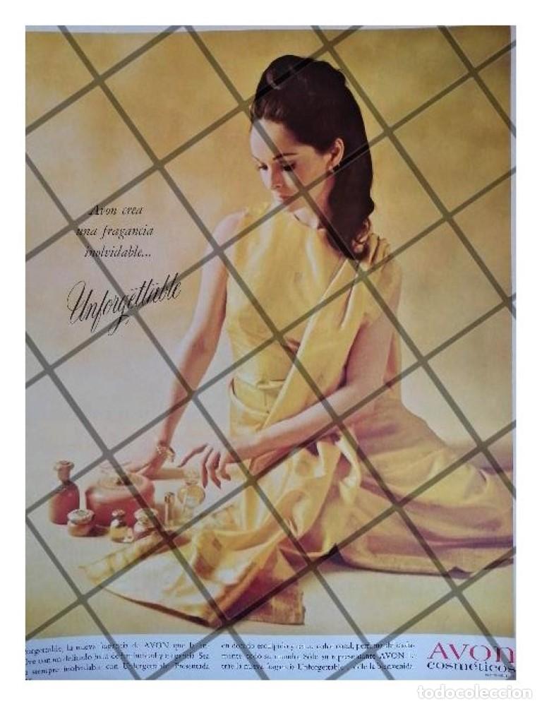 Collezionismo di affissi: CARTEL PUBLICITARIO RETRO COSMETICOS AVON 1967 /24