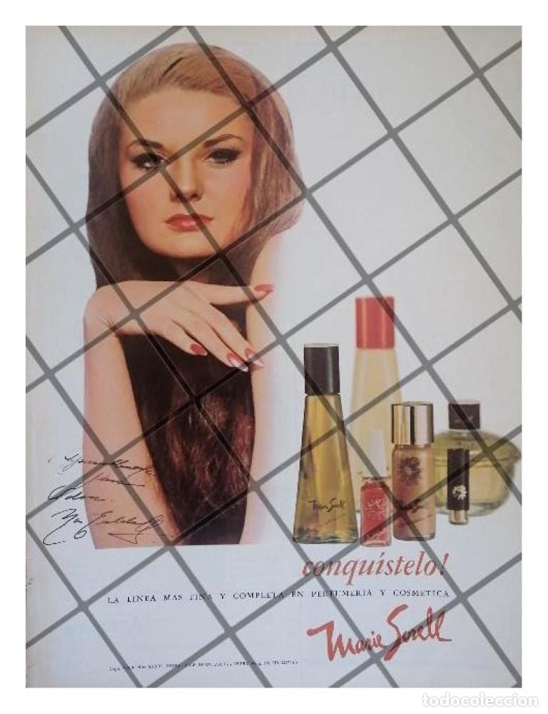 Coleccionismo de carteles: AFICHE PUBLICITARIO RETRO MARIE SORELL 1965 MUY RARO
