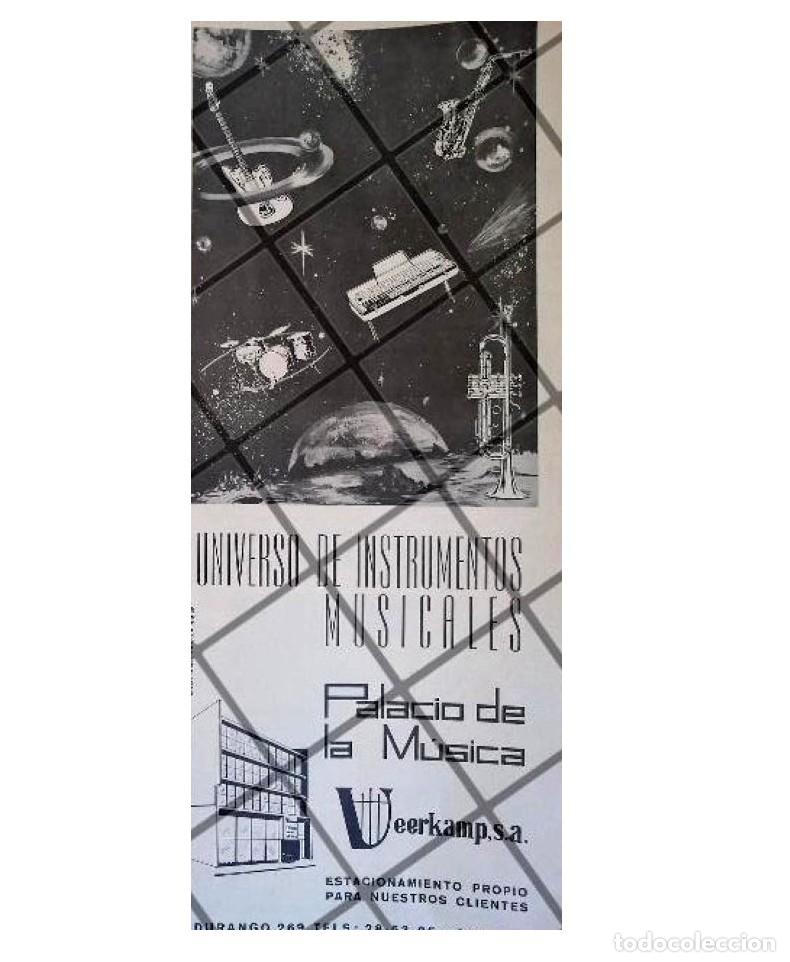 Coleccionismo de carteles: AFICHE RETRO TIENDA DE MUSICA VEERKAMP 1969/ RARO