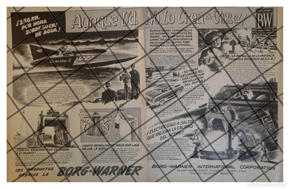 Poster collecting: CARICATURA PUBLICITARIA RETRO AUNQUE USTED NO LO CREA 1953