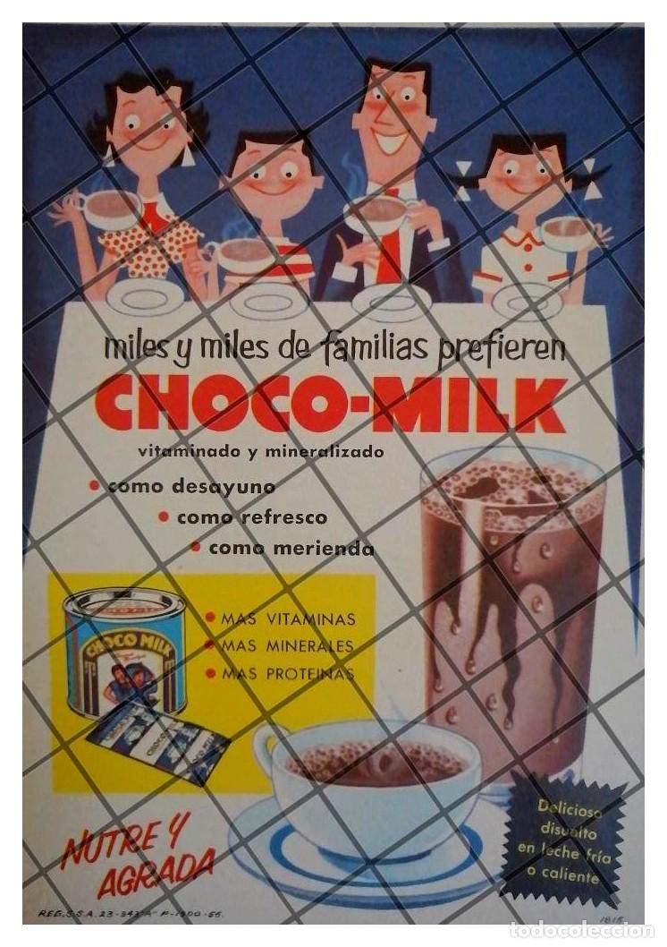 Poster collecting: AFICHE RETRO. CHOCO MILK 1955 /MUY RARO