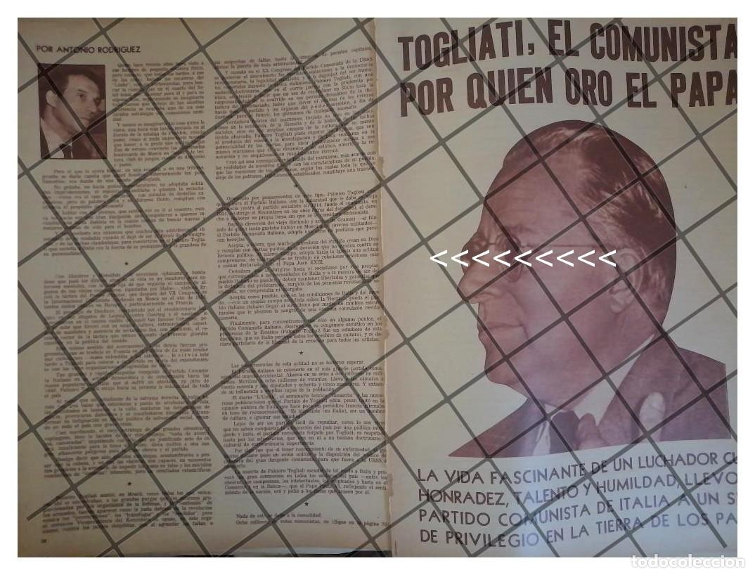 Poster collecting: AFICHE RETRO PALMIRO TOGLIATTI 1964