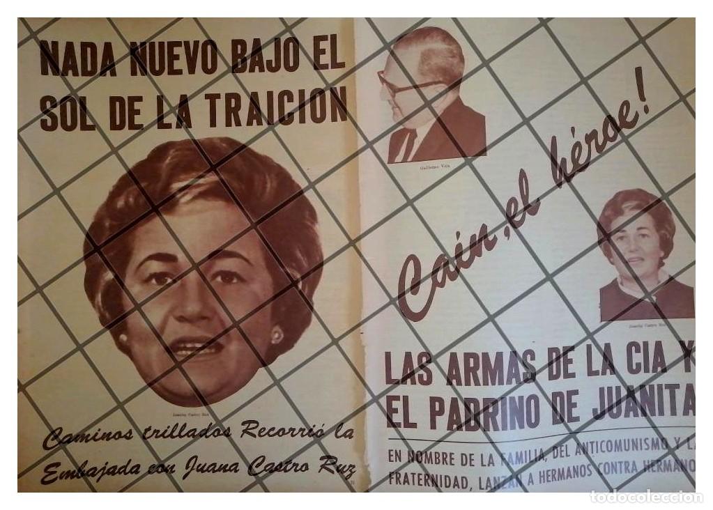 Poster collecting: AFICHE RETRO LA TRAICION DE JUANITA CASTRO RUZ 1964