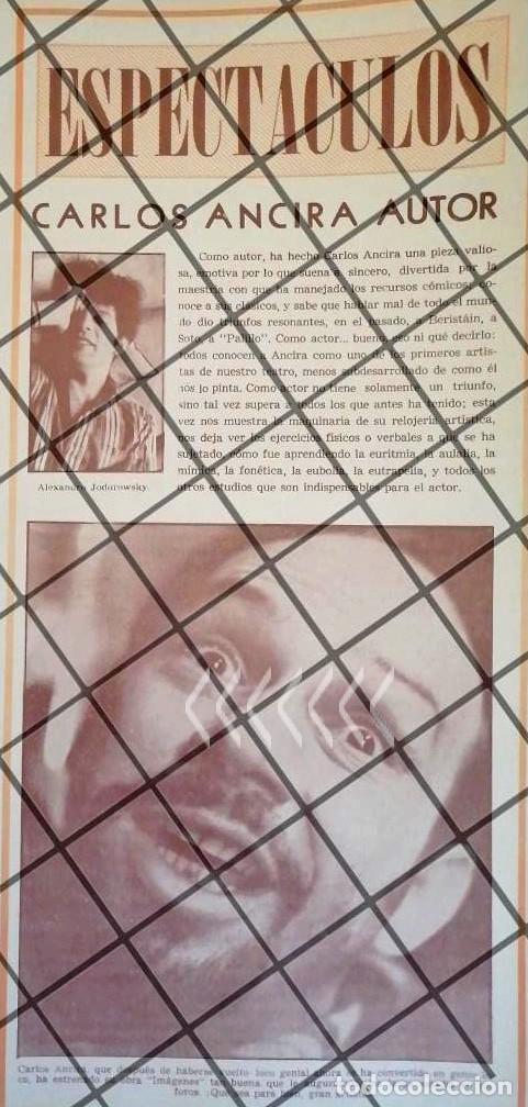 Poster collecting: AFICHE RETRO ALEJANDRO JODOROWSKI PRESENTA CARLOS ANCIRA
