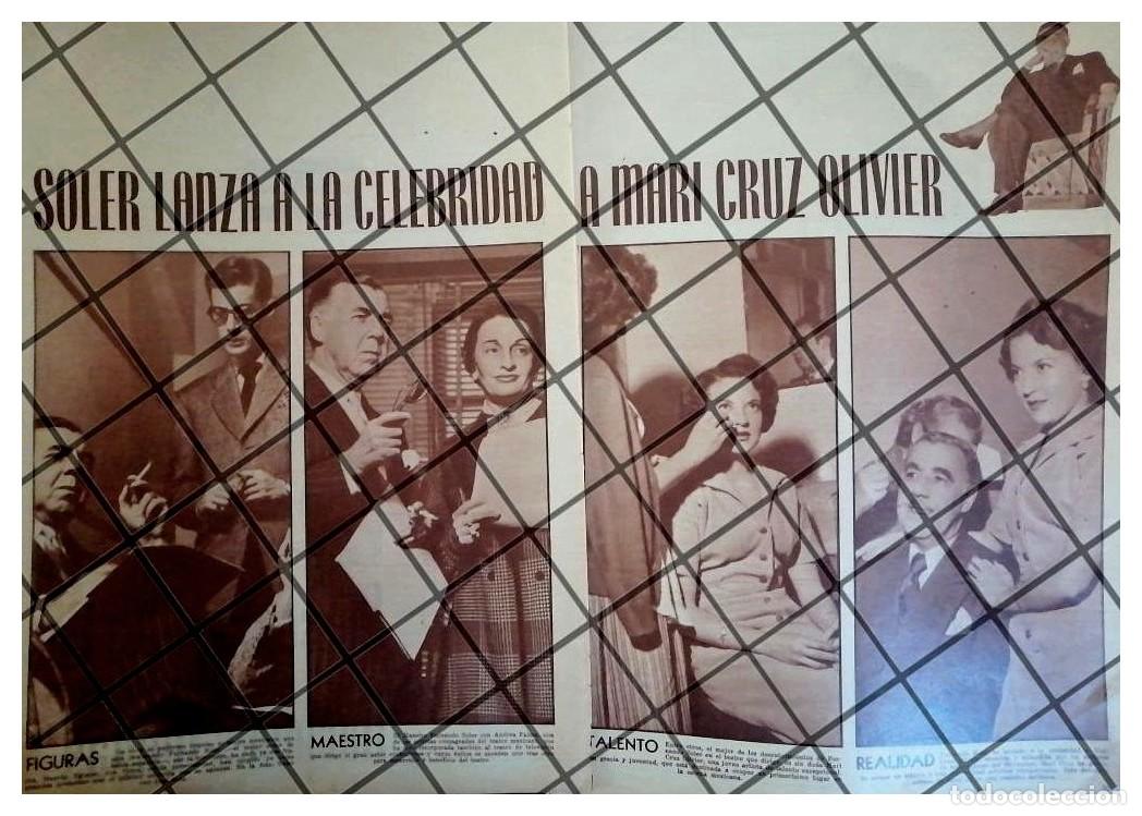 Poster collecting: AFICHE RETRO FERNANDO SOLER LANZA A MARY CRUZ OLIVIER 1953