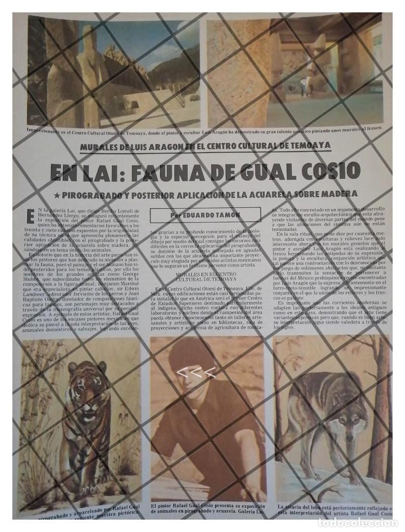 Poster collecting: AFICHE RETRO DEBUTA PINTOR RAFAEL GUAL COSIO. GALERIA LAI