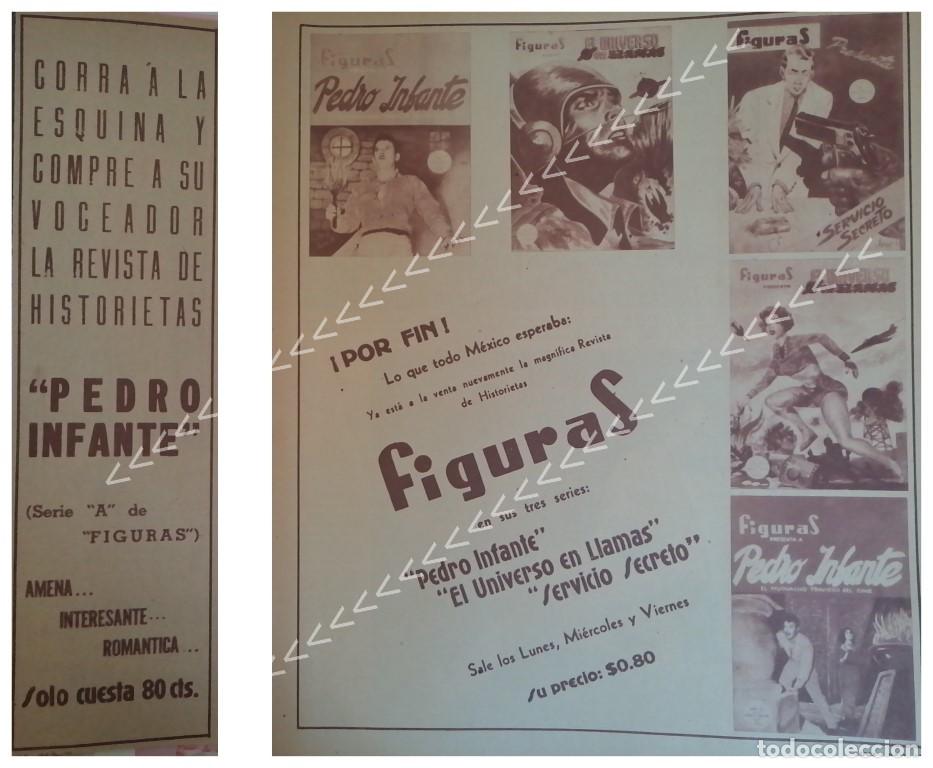 Sammeln von Plakaten: CARTEL PUBLICITARIO RETRO LANZAN REVISTA PEDRO INFANTE /N11