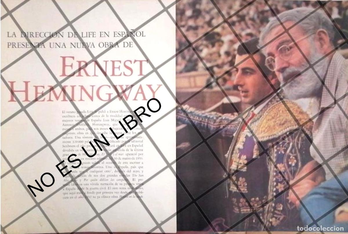 Coleccionismo de carteles: AFICHE INEDITO ERNEST HEMINGWAY VERANO SANGRIENTO