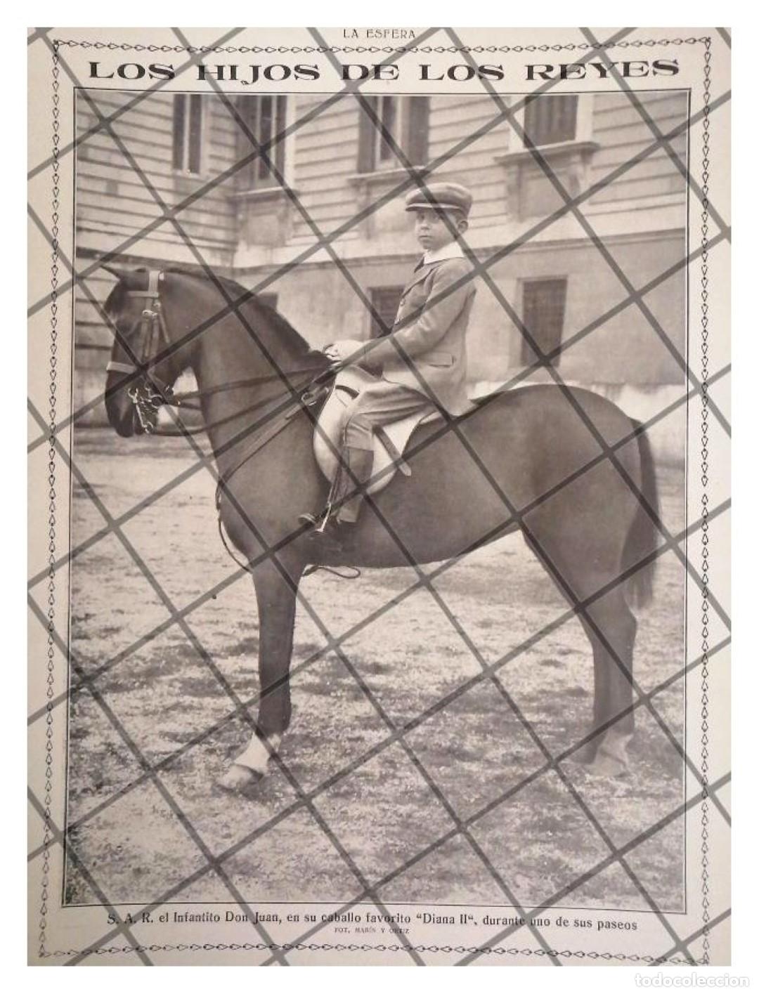 Sammeln von Plakaten: AFICHE ANTIGUO EL PRINCIPE DON JUAN A CABALLO 1920