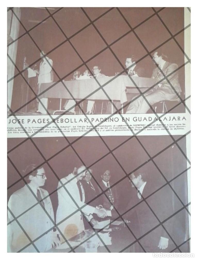 Poster collecting: AFICHE ANTIGUO JOSE PAGES REBOLLAR, COLEGIO INGLES 1975