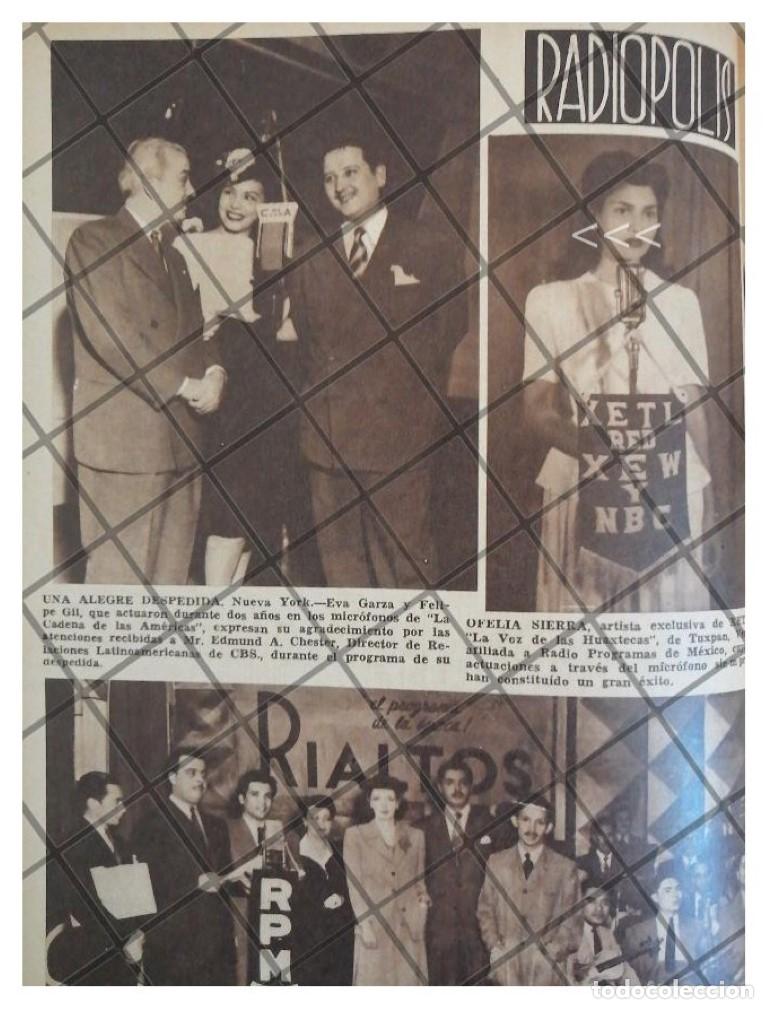 Poster collecting: AFICHE RETRO CANTANTE OFELIA SIERRA Y OTROS 1944