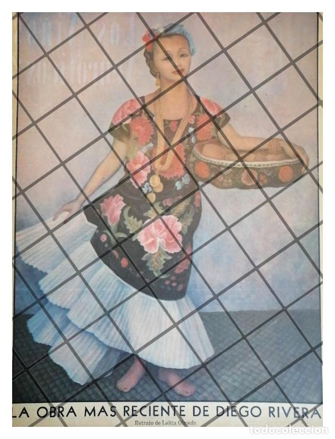 Poster collecting: AFICHE RETRO DIEGO RIVERA PRESENTA. LOLITA OLMEDO 1956