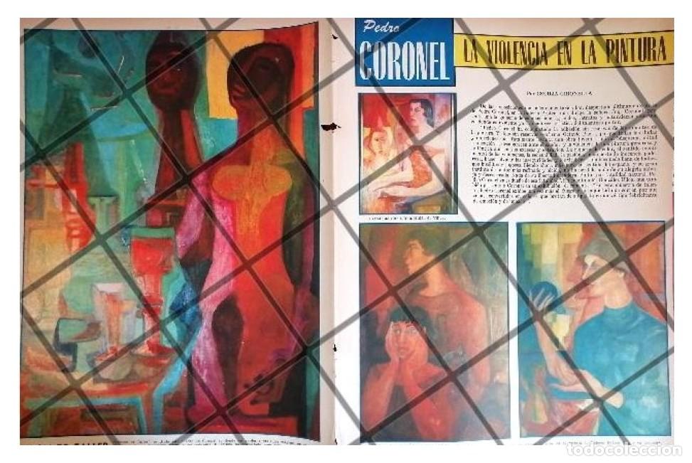 Poster collecting: AFICHE RETRO EXPOSICION PEDRO CORONEL 1955