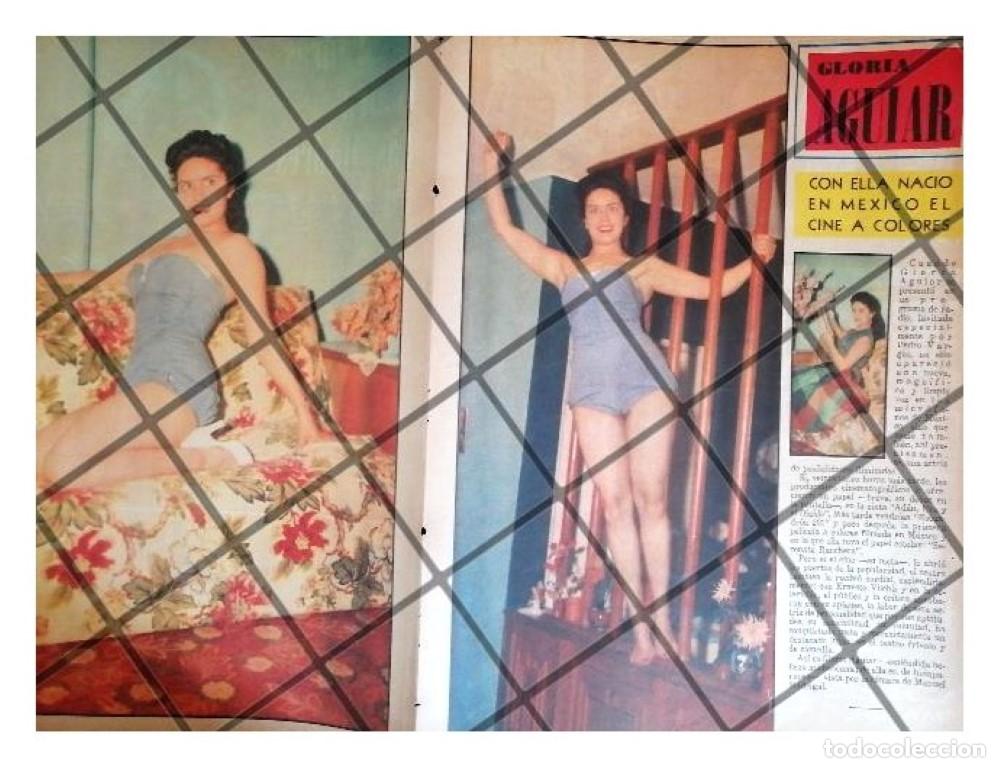 Poster collecting: AFICHE RETRO. INICIOS ACTRIZ GLORIA AGUILAR 1956