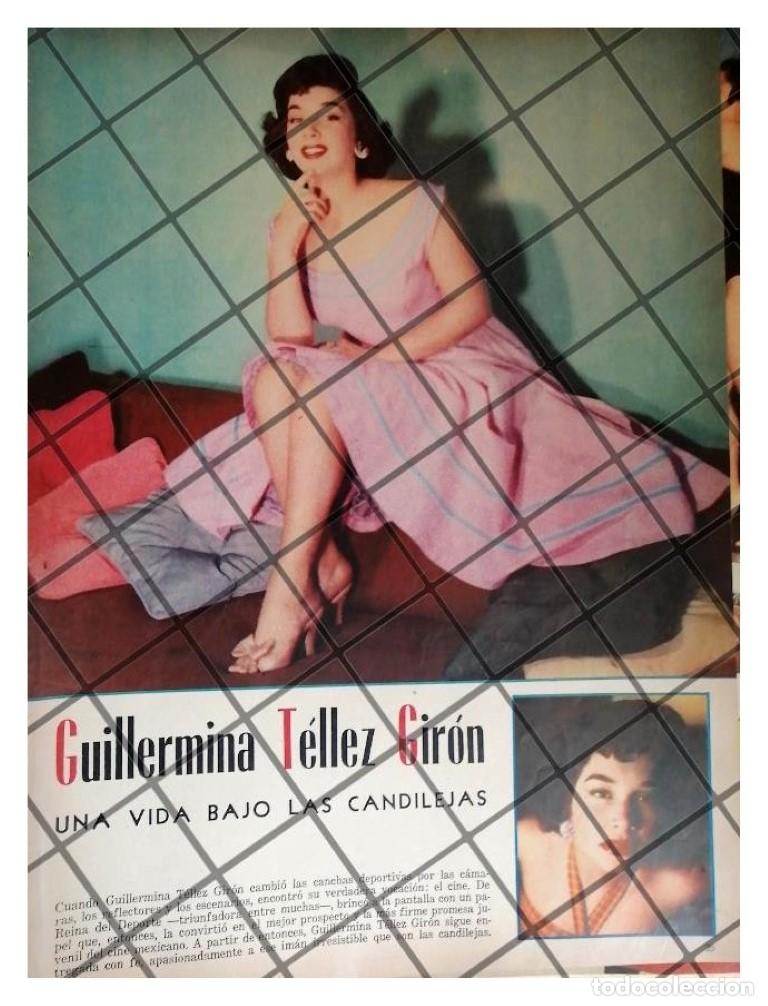 Poster collecting: AFICHE RETRO. ACTRIZ GUILLERMINA TELLEZ GIRON 1956