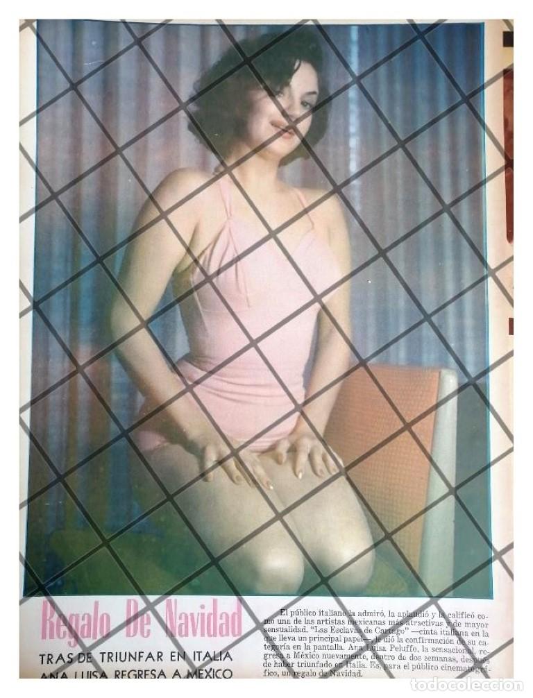 Poster collecting: AFICHE RETRO INICIOS DE ACTRIZ. ANA LUISA PELUFO 1957