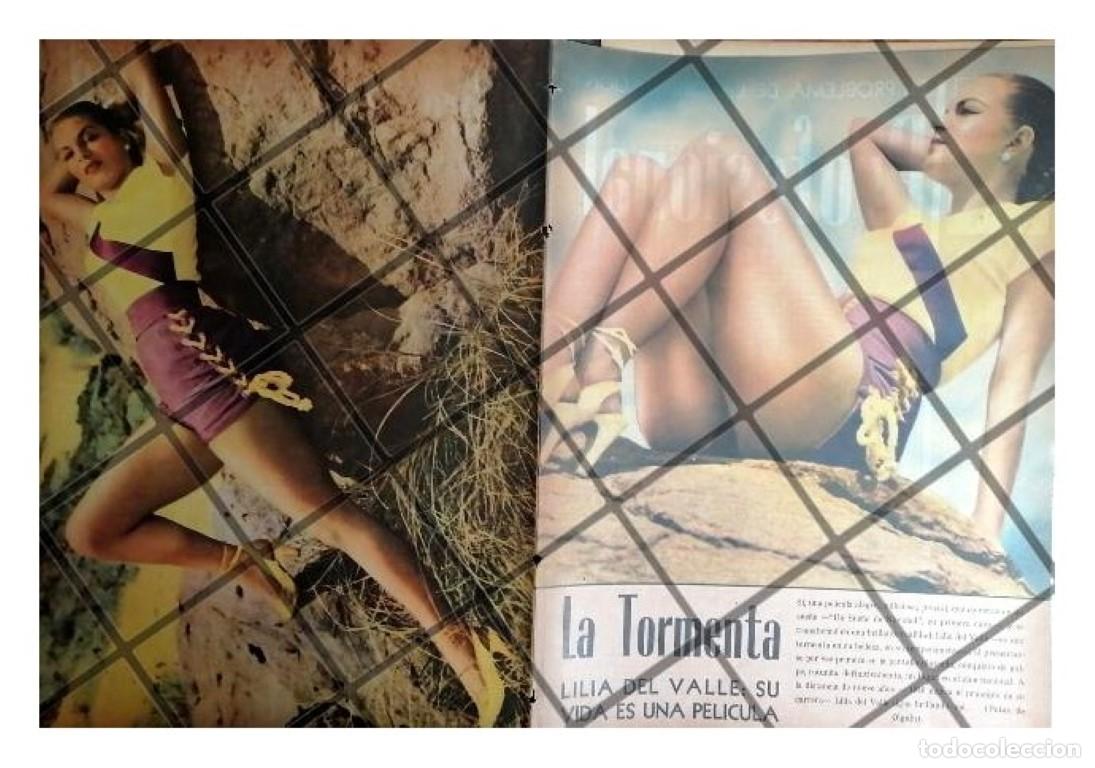Poster collecting: AFICHE VINTAGE. INICIOS DE ACTRIZ. LILIA DEL VALLE 1955
