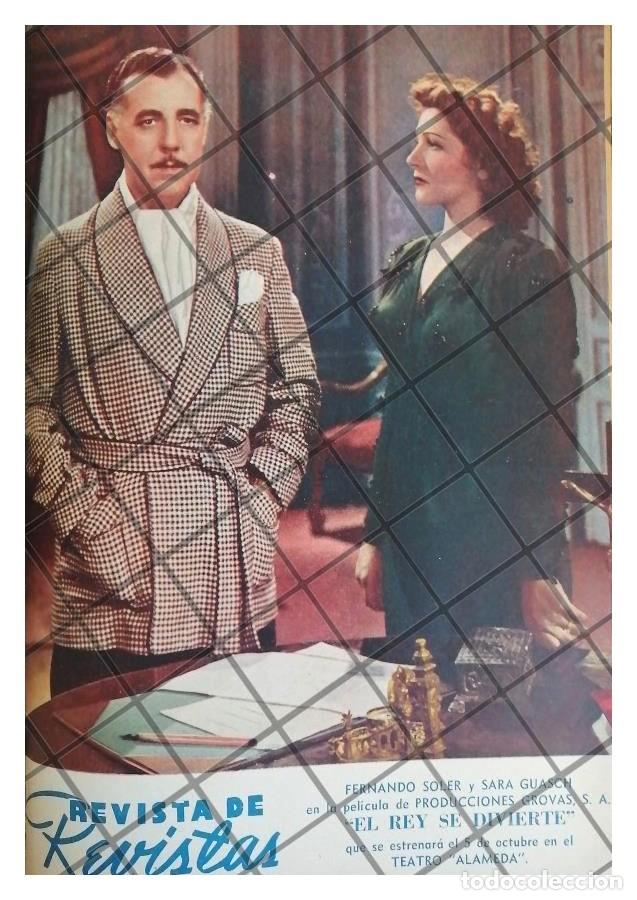 Poster collecting: PORTADA RETRO PELICULA EL REY SE DIVIERTE 1944
