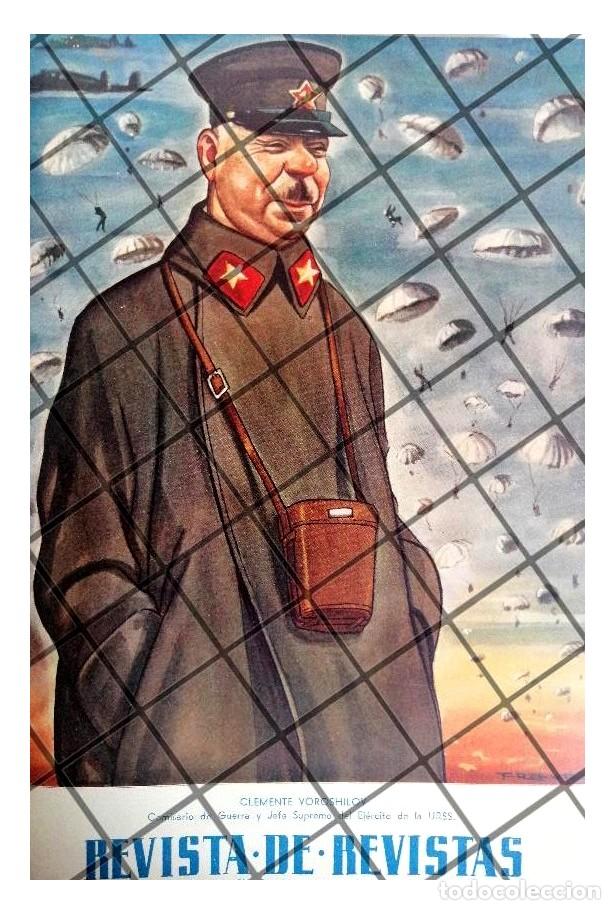 Poster collecting: PORTADA RETRO 1941 GRAL. CLIMENT VOROSCHILOV