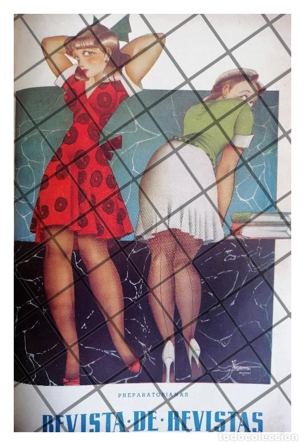 Collectionnisme d'affiches: PORTADA RETRO DE VICTALEANO LEON 1941 PREPARATORIANAS